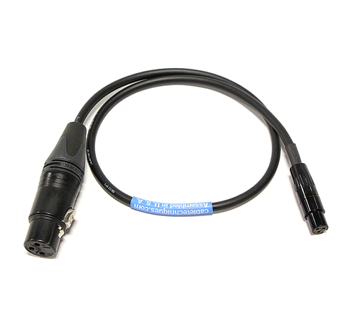 Cable Techniques CT-PXFT-24 XLR3F to TA3F 24
