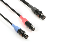 Load image into Gallery viewer, Remote Audio CA2T3FT5F18 STEREO BREAKOUT CABLE (2) TA3F TO TA5F
