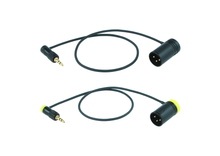 Load image into Gallery viewer, Cable Techniques CT-URX41X3-15 3.5mm TRS to XLR-3M SONY URX-P41D Lo-Pro Output cable PAIR
