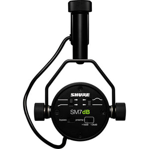 Shure SM7dB Active Dynamic Vocal Microphone with built-in Preamp