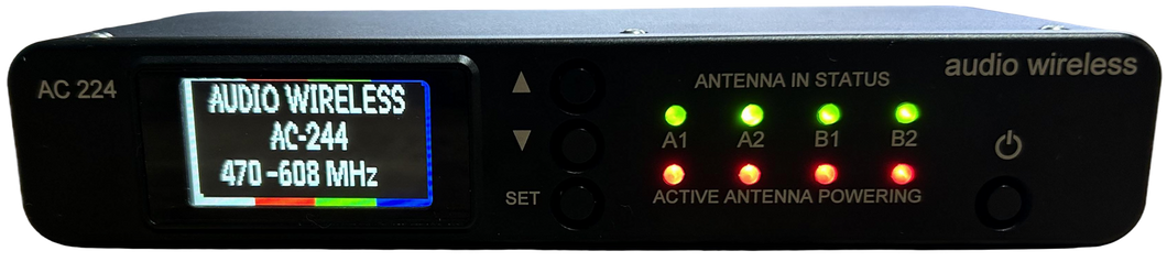 Audio Wireless AC224 2-Zone Antenna Combiner and Distribution System