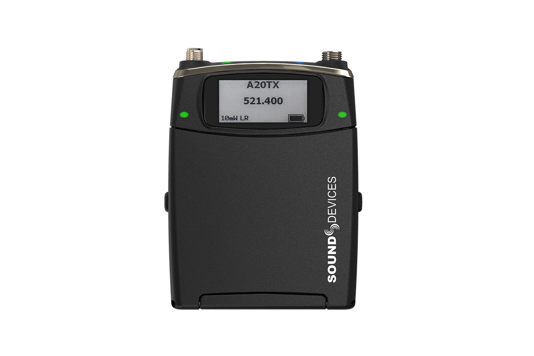 Sound Devices A20-TX Digital Wireless Bodypack Transmitter (169 to 1525MHz)