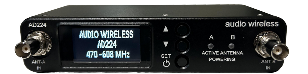 Audio Wireless AD224 4-way Diversity Antenna Distribution System