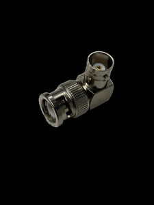 Adapter - BNC 50 Ohm Male to Female Right angle adapter