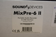 Load image into Gallery viewer, B-Stock Sound Devices MixPre-6 II 6-Channel / 8-Track Recorder
