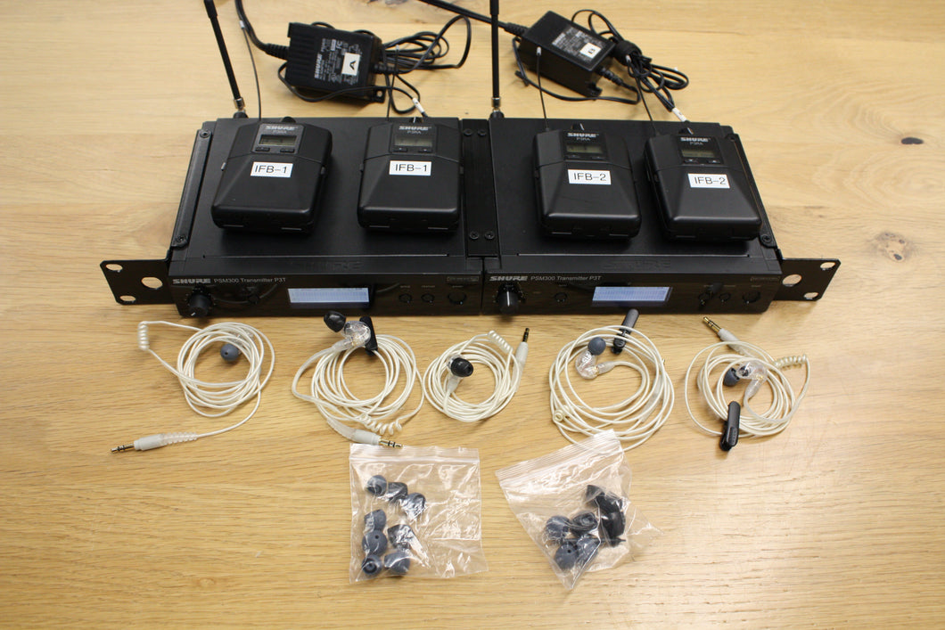 USED Shure P3TRA215CL Wireless Monitoring System