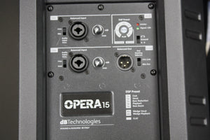 USED dB Technologies Opera 15 Active Speakers