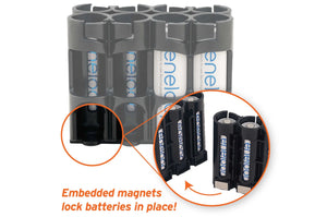 Storacell Carbon Fiber Magnetic Battery Holder