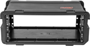 SKB 4U Injection Molded 11" Deep Rack w/Wheels (3i-4U11-W)