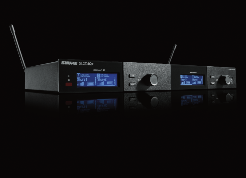 Shure SLXD4Q+ Quad-Channel Digital Wireless Receiver