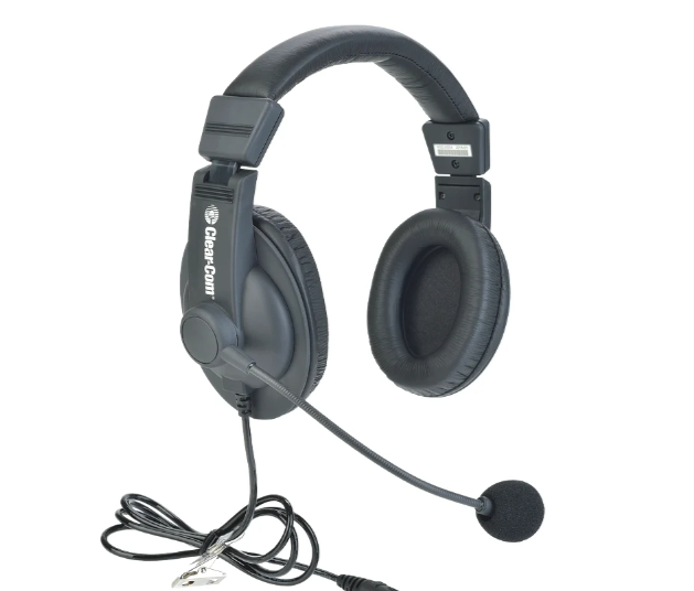 Clearcom CC-30-X4 Headset: Electret Mic Dual ear XLR (F) 4 pin