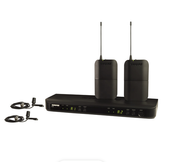 Shure BLX/CVL Dual-Channel Wireless Lavalier System