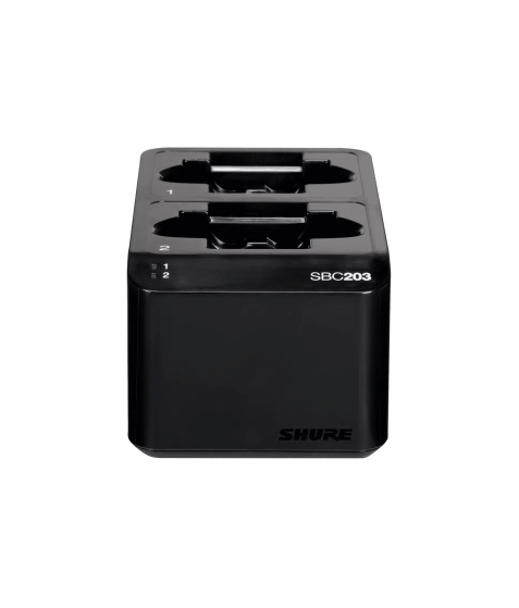 Shure SBC203-US Dual Docking Station for SLX-D Transmitters and SB903 Battery