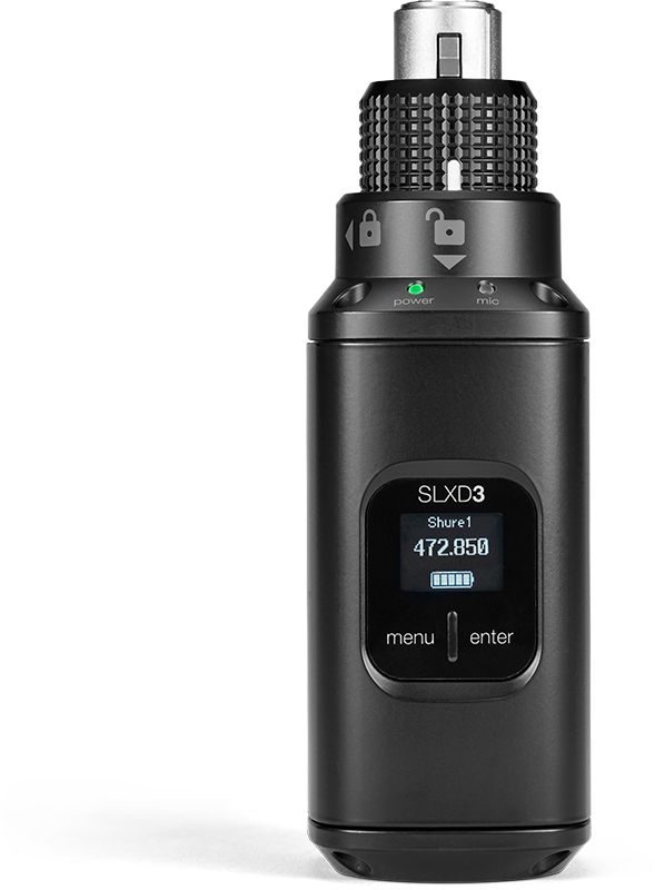 Shure SLXD3 Plug-on transmitter