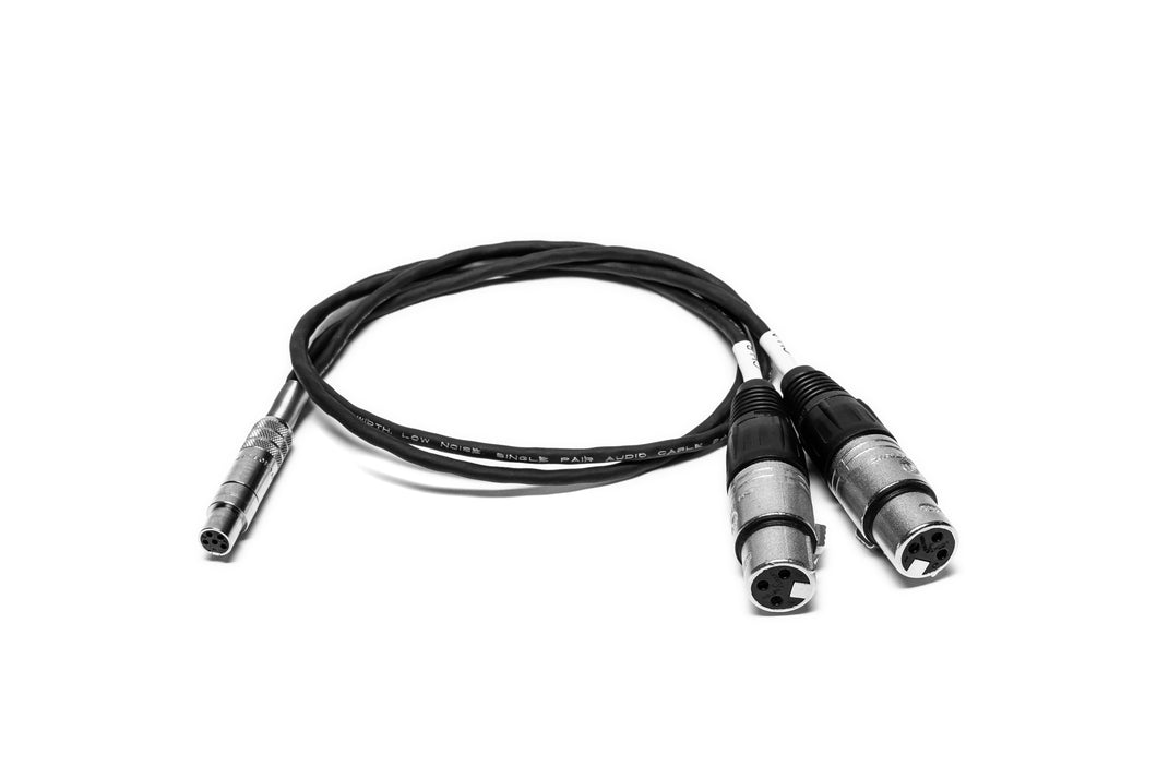 Sound Devices XL-TA5XF2 - TA5F to 2 X XLR-F Cables (2-Pack)