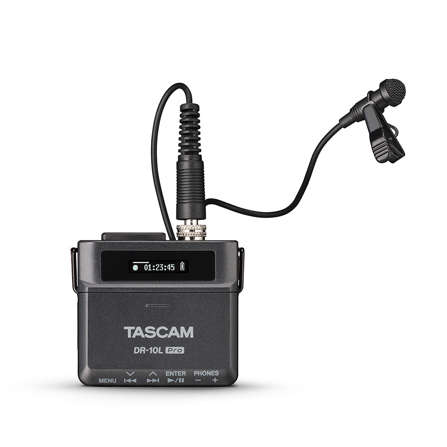 Tascam DR-10L PRO 32 Bit-Float Field Recorder With lavalier Mic