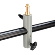 Load image into Gallery viewer, Manfrotto Black Aluminum Triple Microphone Support
