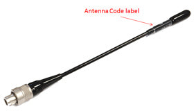 Wisycom AWF30 Whip Antenna for MTP40S/41S