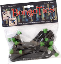 Load image into Gallery viewer, Bongo Ties 5&quot; Elastic cable ties. 10-Pack (Colored Pin)
