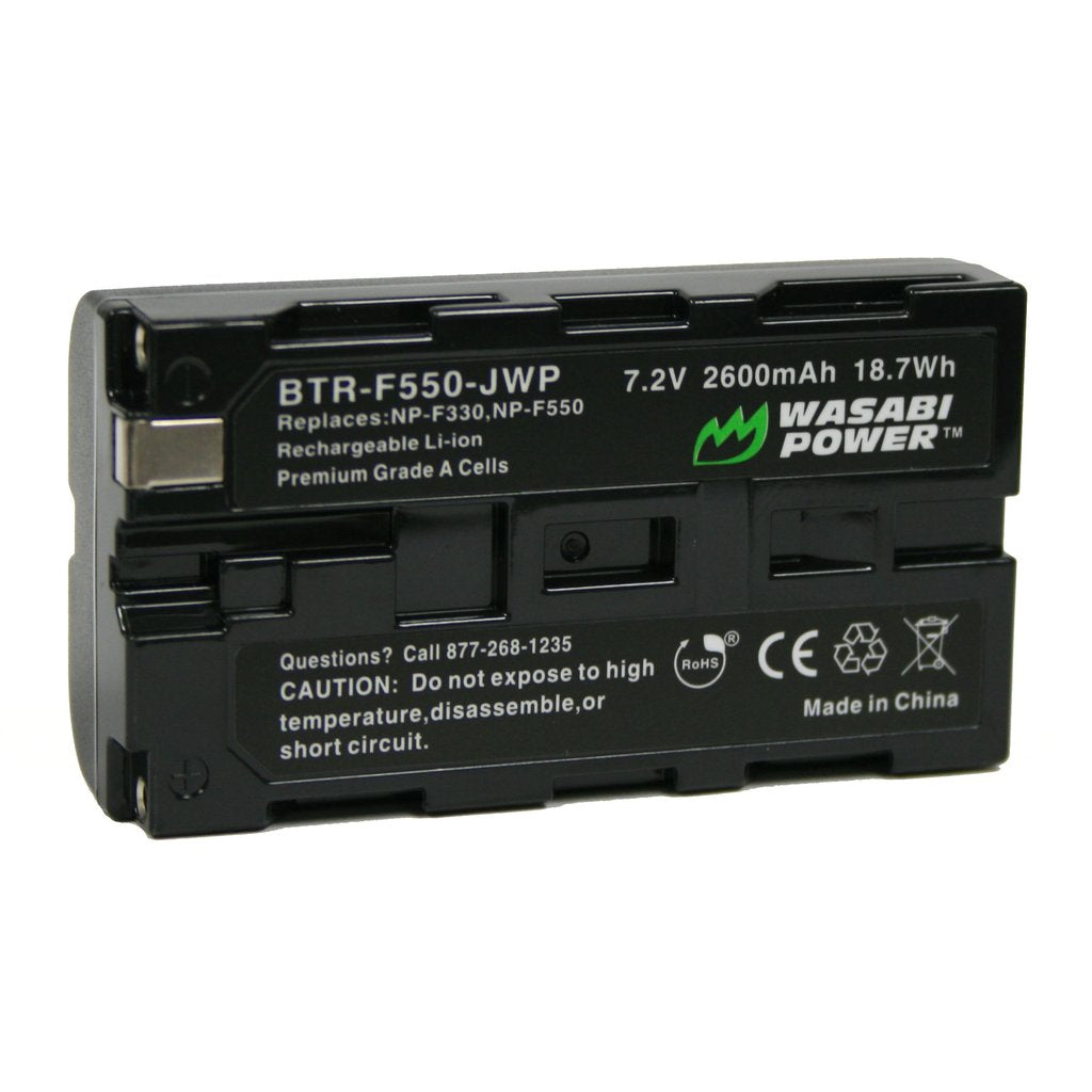 Wasabi Power BTR-F550 (Small) L Series Style Battery
