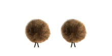 Load image into Gallery viewer, Bubblebee-Twin Windbubbles L01-Mini Imitation-Fur Windscreen Set (2) For 3mm-4mm Lav Mics
