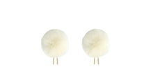 Load image into Gallery viewer, Bubblebee-Twin Windbubbles L01-Mini Imitation-Fur Windscreen Set (2) For 3mm-4mm Lav Mics
