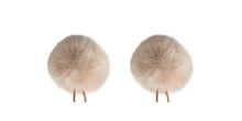 Load image into Gallery viewer, Bubblebee-Twin Windbubbles L02-Mini Imitation-Fur Windscreen Set For 5mm-8mm Lav Mics
