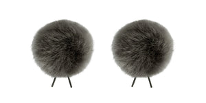 Bubblebee-Twin Windbubbles L03-Mini Imitation-Fur Windscreen Set For 5mm-9mm Lav Mics