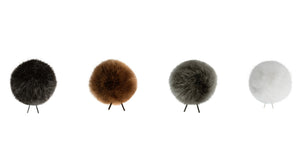 Bubblebee-Windbubbles United L03 Mini Imitation-Fur Windscreen Set For 5mm-9mm Lav Mics  (4-Pack)