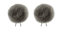 Load image into Gallery viewer, Bubblebee-Twin Windbubbles L04-Mini Imitation-Fur Windscreen Set For 8mm-13mm Lav Mics
