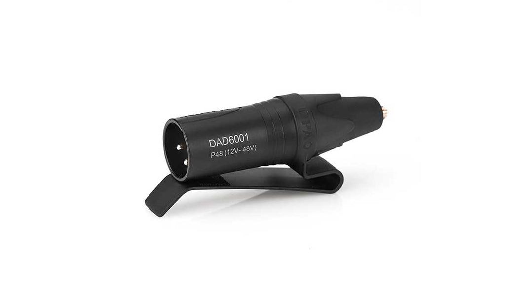 DPA DAD6001-BC Adapter: MicroDot to 3-pin XLR with Belt Clip