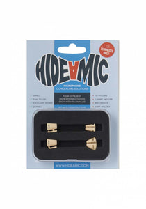 Hide-a-mic set 4 different holders in case. For Senneheiser MKE2 - 4-Sets