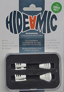 Hide-a-mic set 4 different holders in case. For Sanken COS11 - 4-Sets