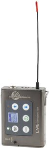 Lectrosonics LMB-Transmitter, Basic Belt Pack, Fixed Ant, 50 Mw, 75 Mhz Bandwidth, 2 AA