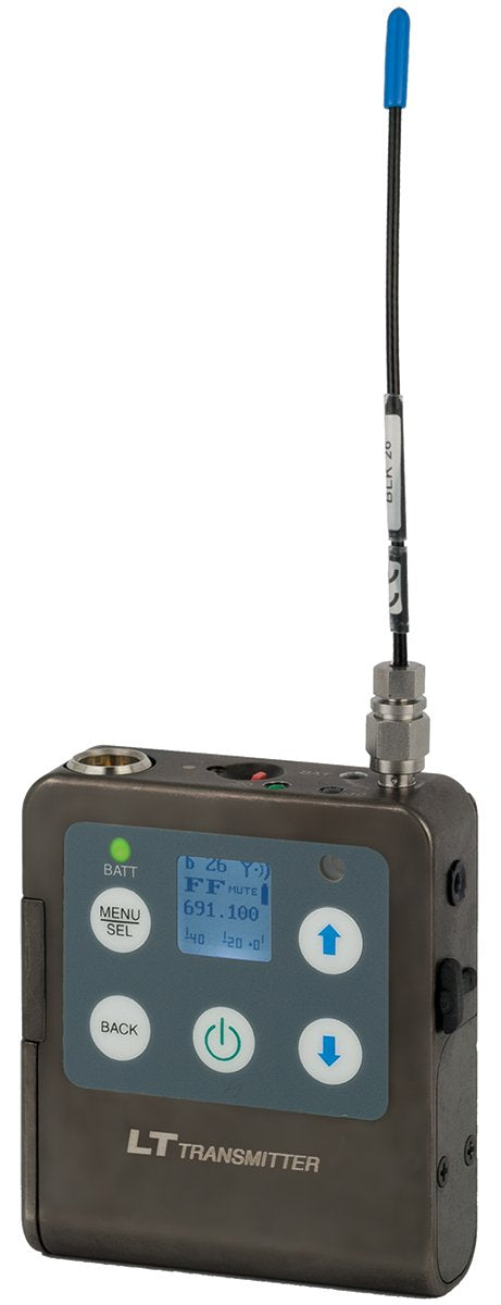 Lectrosonics LT-Transmitter, 50 & 100 Mw, 75 Mhz Bandwidth, Instrmnt Input, Rm Ready