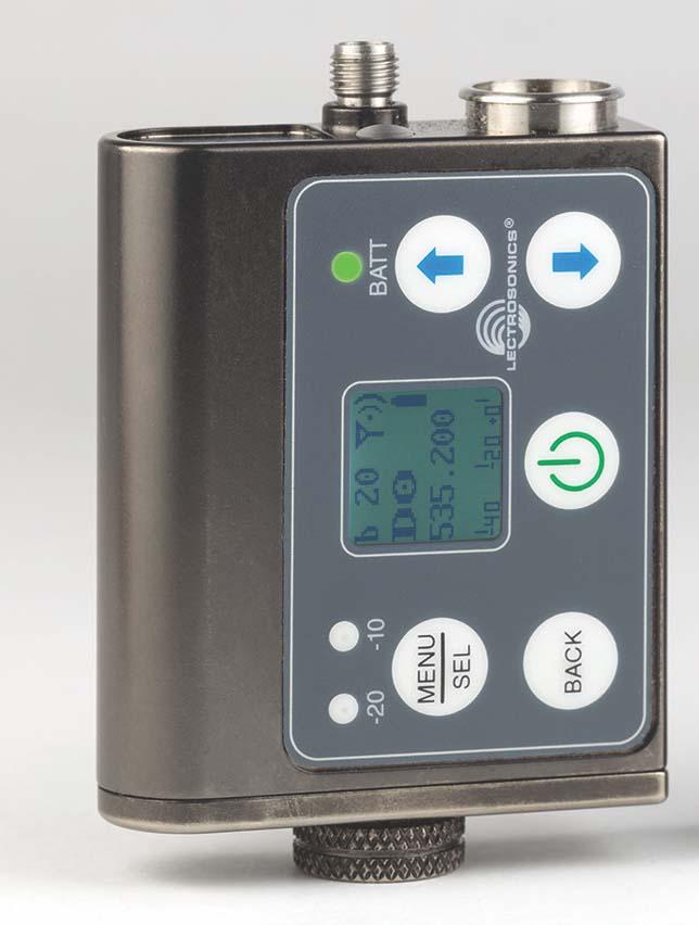 Lectrosonics SMWB-Transmitter; Digital Hybrid Wideband; SM Series; Single Battery