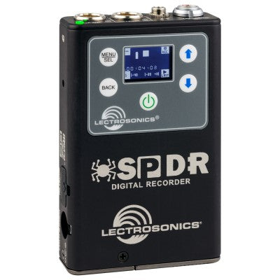 Lectrosonics SPDR-Stereo Portable Digital Recorder, Analog Or Aes3 Inputs