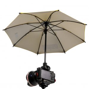 Orca OR-590 Small Outdoor Umbrella with Hot Shoe to 1/4″-20 Adapter