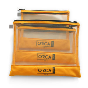 Orca OR-599 Transparent Accessories Pouch set