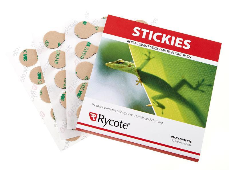 Rycote Stickies, 30 disposable adhesive pads only
