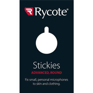 Rycote Stickies Advanced, Round, 23mm Round (Pack of 25)