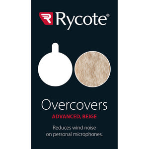 Rycote Overcovers Advanced, Incl. (5) 26mm Fur discs, (25) Stickies Adv, 23mm Round