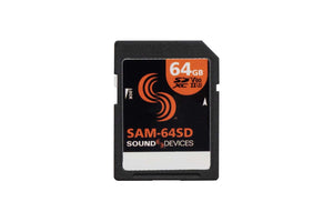 Sound Devices SAM-64SD 64GB SDC Card for Recorder Mixers