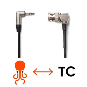 Tentacle Sync C08 - Tentacle to BNC Cable (Right-Angle, 16")
