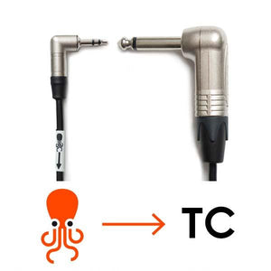 Tentacle Sync C10 - Tentacle to 1/4" Jack Cable (Right-Angle, 14")