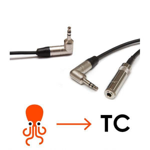 Tentacle Sync C15 - Tentacle to 3.5mm Mini-Jack Microphone Y-Cable (8")