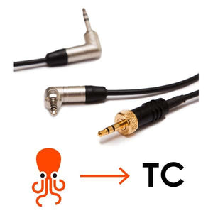 Tentacle Sync C16 - Tentacle to Sennheiser EW Bodypack Y-Cable (8")