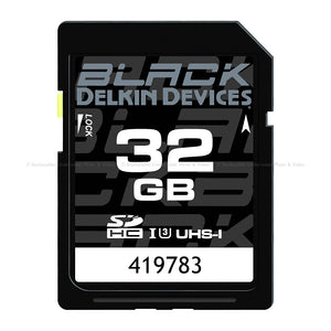 Delkin 32GB SD Black Memory Card
