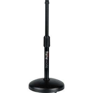 Gator Frameworks GFW-MIC-0501 Round Base Desktop Mic Stand