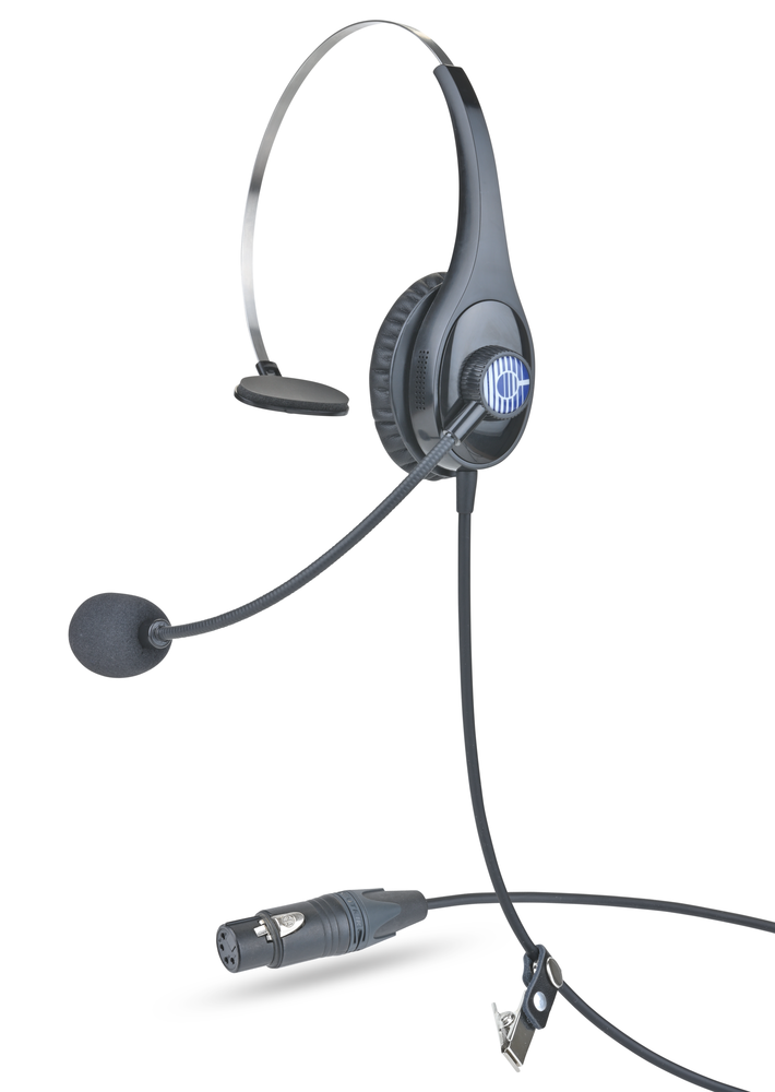 Clearcom CC-28-X4 Single Ear Light Weight Headset (XLR-F 4 Pin)